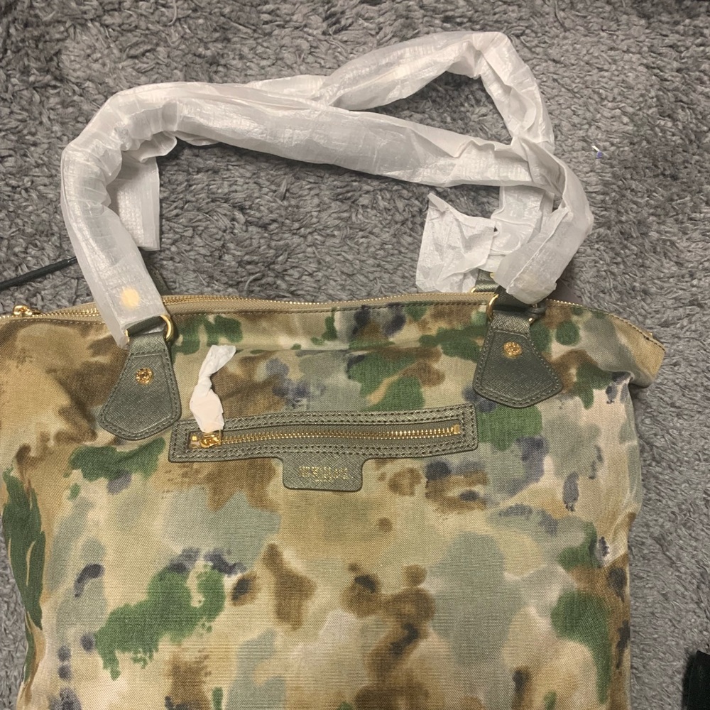 MZ Wallace camo tote bag